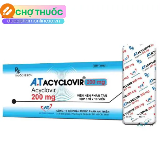 A.T Acyclovir 200mg
