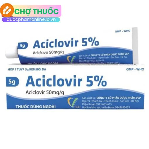 Aciclovir 5% VCP