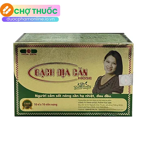 Bạch Địa Căn Hose Hoa Sen