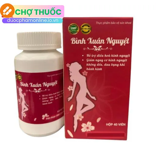 Bình Xuân Nguyệt (hộp 40 viên)