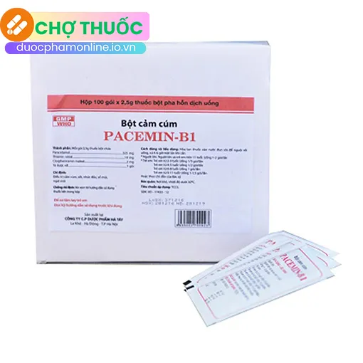 Bột cảm cúm Pacemin-B1