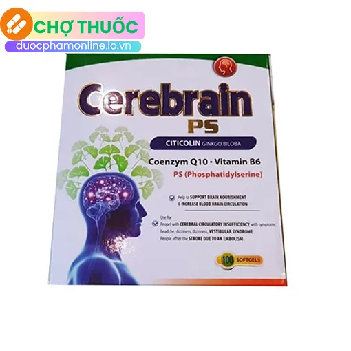 Cerebrain PS Omega-3 (Hộp 100 viên)