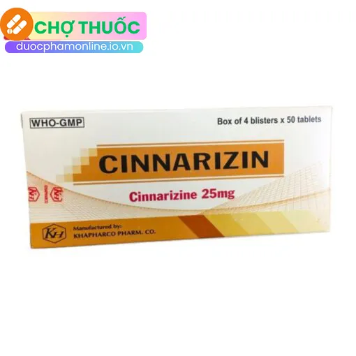 Cinnarizin 25mg Khapharco