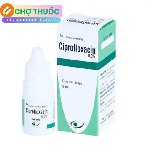 Ciprofloxacin 0,3% 5ml Bidiphar