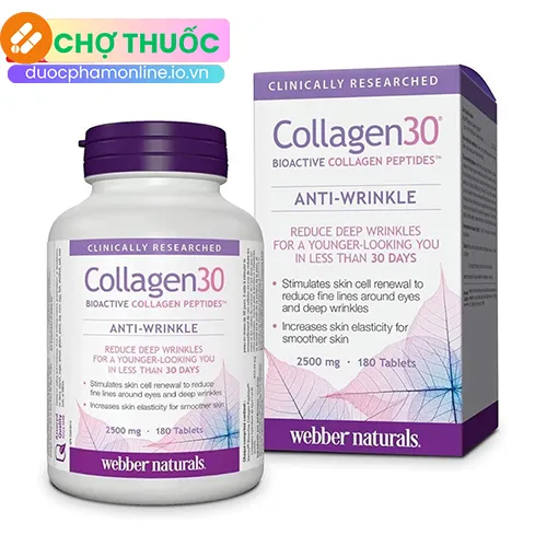Collagen 30 Anti Wrinkle (180 viên)