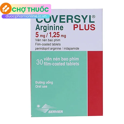 Coversyl Plus Arginine 5mg/1.25mg