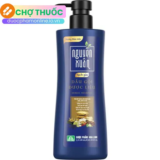 Dầu gội Nguyên Xuân Sạch gàu (xanh dương)