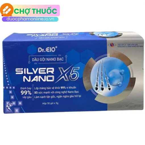 Dầu gội Silver Nano X5 (Gói)