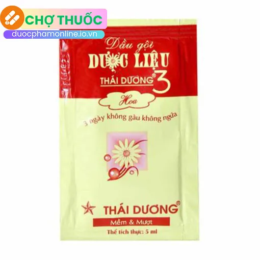 Dầu gội Thái Dương 3 Hoa (gói 5ml)