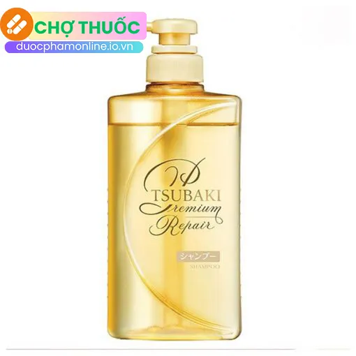 Dầu gội Tsubaki Premium Repair vàng 490ml