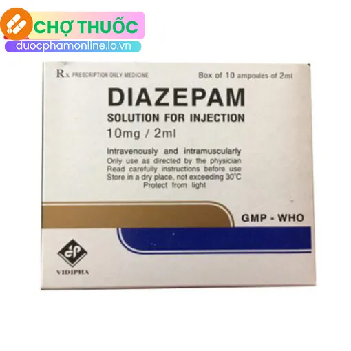 Diazepam 10mg/2ml Vidipha