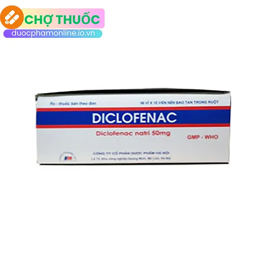 Diclofenac 50mg Dược Hà Nội