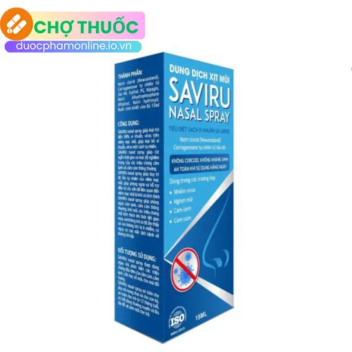 Dung dịch xịt mũi Saviru Nasal Spray