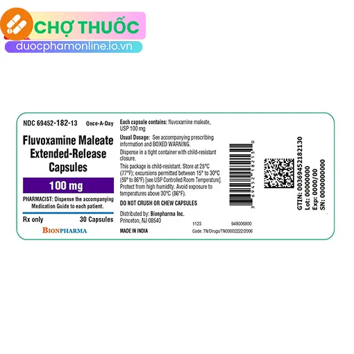 Fluvoxamine 100mg BionPharma