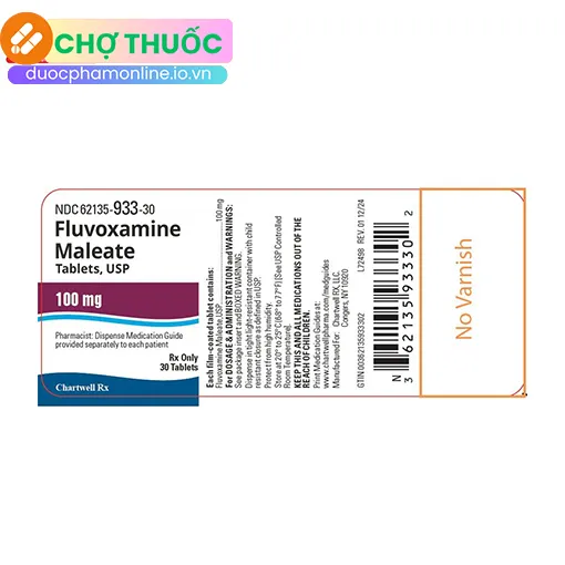 Fluvoxamine 100mg Chartwell