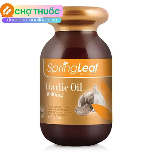 Garlic Oil 3000mg Springleaf