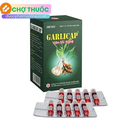 Garlicap viên tỏi nghệ