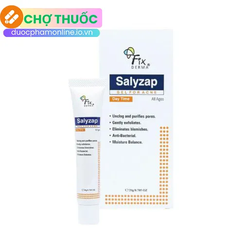 Gel Trị Mụn Fixderma Salyzap Gel For Acne ( Ban Ngày) (20g)