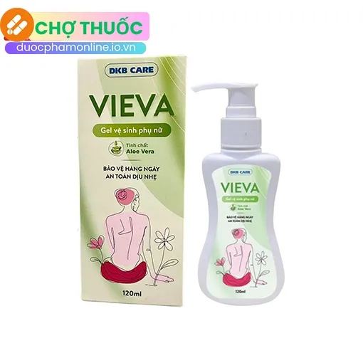 Gel vệ sinh phụ nữ VIEVA DKB CARE Tinh chất Aloe Vera 120ml
