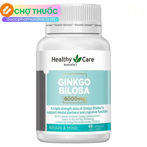 Ginkgo biloba 6000 Healthy Care