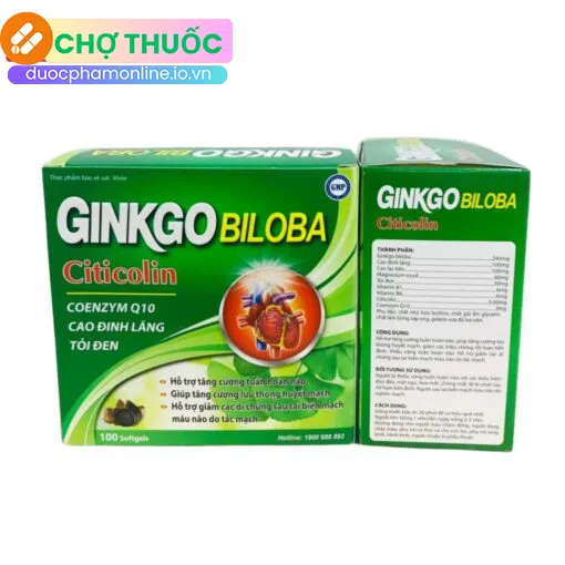 Ginkgo Biloba Citicolin MediUSA