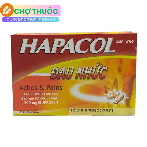 Hapacol Đau Nhức (Hộp 50 viên)