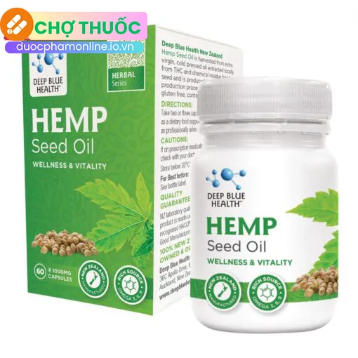 Hemp Seed Oil Deep Blue Health