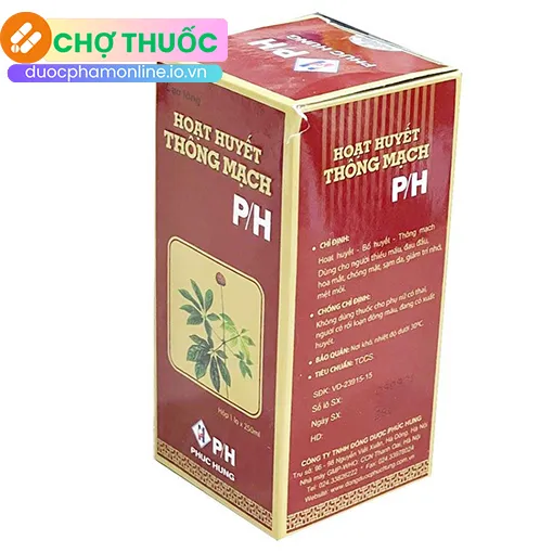 Hoạt Huyết Thông Mạch P/H (viên nén)