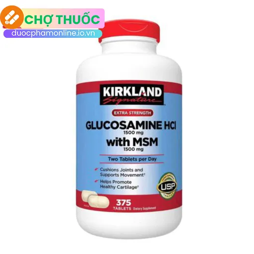 Kirkland Glucosamine HCL 1500mg with MSM 1500mg