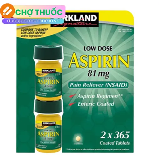 Kirkland Low Dose Aspirin 81mg