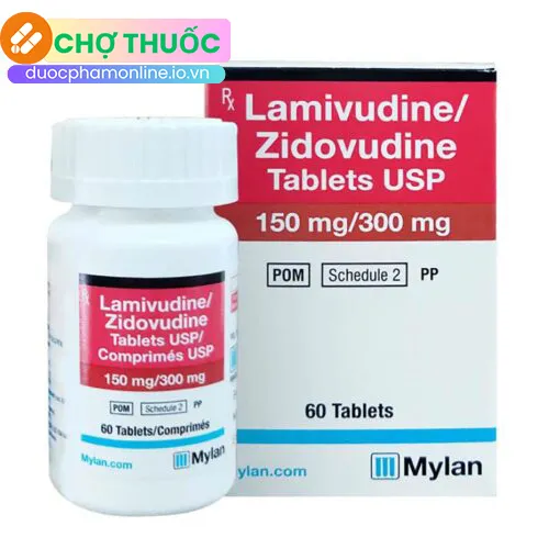 Lamivudine/Zidovudine Tablets USP 150mg/300mg Mylan