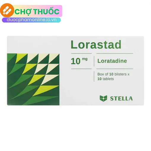 Lorastad 10mg (Hộp 100 viên)