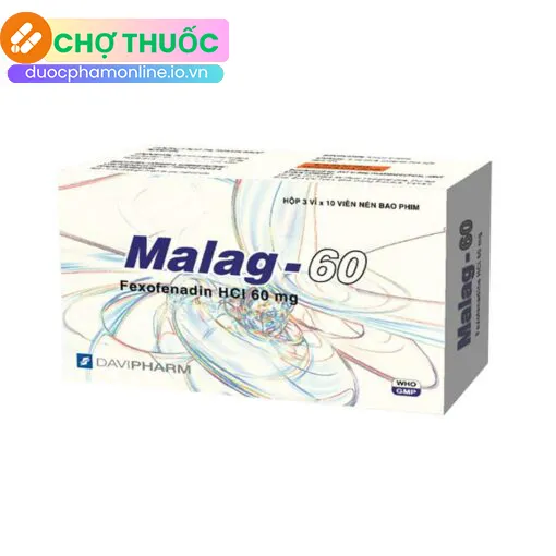 Malag-60 (Hộp 3 vỉ x 10 viên)