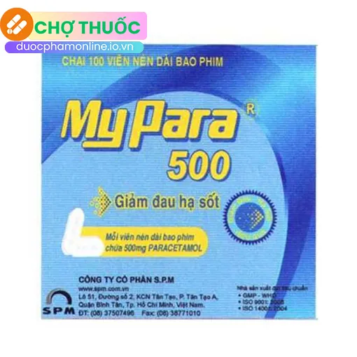 MyPara 500 (Lọ 100 viên)