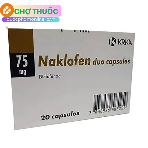 Naklofen duo capsules 75mg 