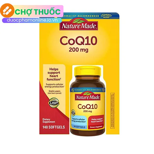 Nature Made CoQ10 200mg 140 Softgels