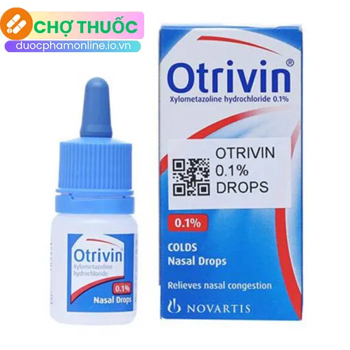Otrivin 0.1% COLDS Nasal Drops