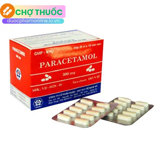 Paracetamol 500mg Dược Nghệ An