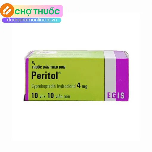 Peritol 4mg hộp 100 viên