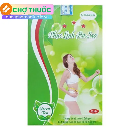 Phục Linh Ba Sao (Hộp 30 viên)