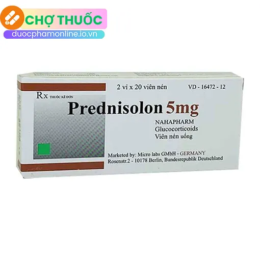 Prednisolon 5mg Nam Hà