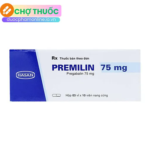 Premilin 75mg (Hộp 30 viên)