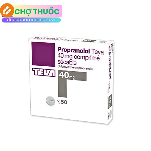 Propranolol Teva 40mg