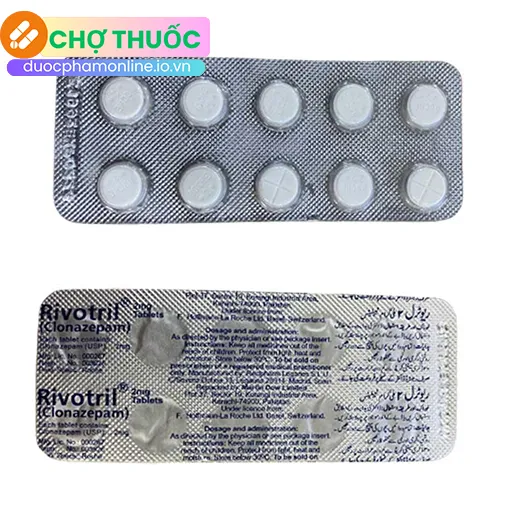 Rivotril (1 vỉ 10 viên)