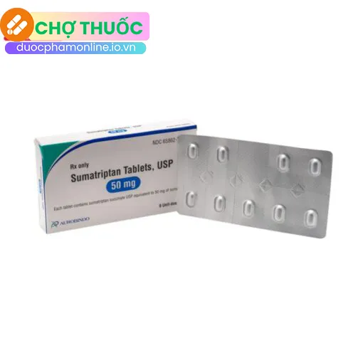 Sumatriptan Tablets USP 50mg Aurobindo