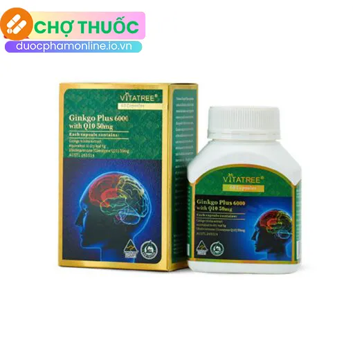 Vitatree Ginkgo Plus 6000 With Q10 50mg